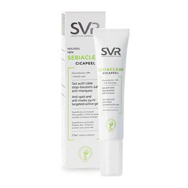 Gel Trị Mụn Viêm Sưng Svr Sebiaclear Cicapeel 15Ml