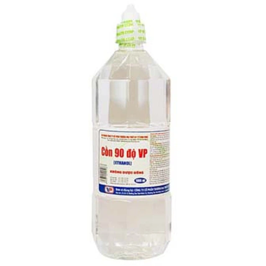 Cồn trắng 90 độ Vĩnh Phúc diệt khuẩn dụng cụ y tế (1000ml)