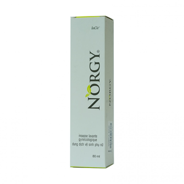 Dung dịch vệ sinh phụ nữ Norgy laClé hỗ trợ điều trị viêm nhiễm âm đạo (80ml)