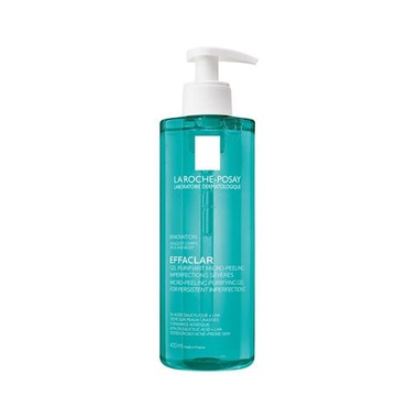 Gel Rửa Mặt &amp; Tắm Giảm Mụn Thâm Sẹo La Roche Posay Effaclar Micro Peeling Purifying Gel 400Ml