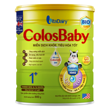 Sữa bột ColosBaby Bio Gold 1+ dành cho bé từ 1-2 tuổi (800g)