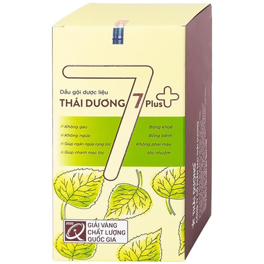 Dầu gội dược liệu Thái Dương 7Plus phục hồi chân tóc và da đầu bị hư tổn (250ml)