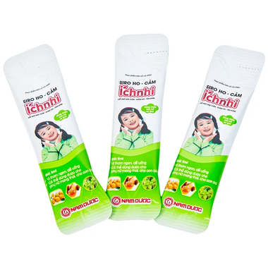 Thực phẩm bảo vệ sức khỏe siro ho - cảm Ích Nhi (30 gói x 5ml)