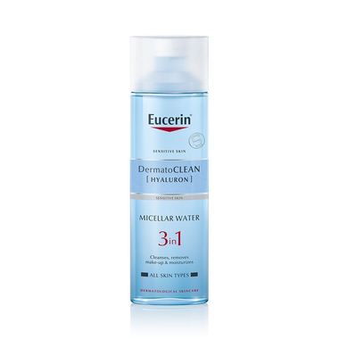 Combo Tinh Chất Cấp Ẩm Eucerin Hyaluron [3X]+ Filler Moisture Booster cấp ẩm ngăn ngừa lão hóa (30ml) + Nước Tẩy Trang Da Nhạy Cảm Dermatoclean Micellar Cleansing Fluid (200ml)