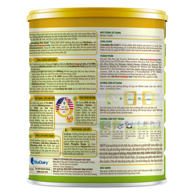 Sữa bột ColosBaby Bio Gold 1+ dành cho bé từ 1-2 tuổi (800g)