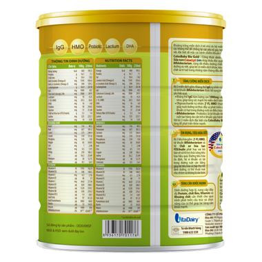 Sữa bột ColosBaby Bio Gold 2+ dành cho bé từ 2 tuổi (800g)