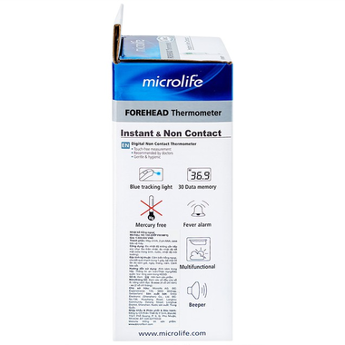 Nhiệt kế hồng ngoại Microlife FR1MF1 hỗ trợ đo thân nhiệt, đo nhiệt độ bề mặt