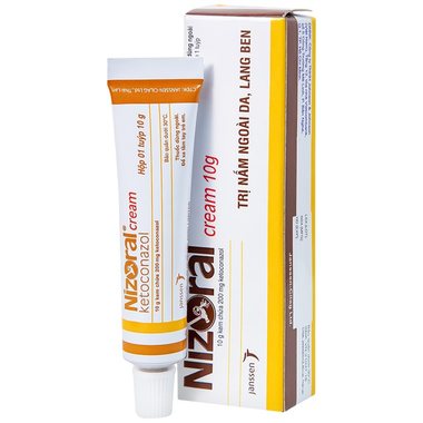 Thuốc Nizoral Cream điều trị nấm ngoài da (10g)