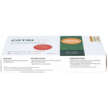 Thực phẩm bảo vệ sức khỏe Cotripro (20 viên)