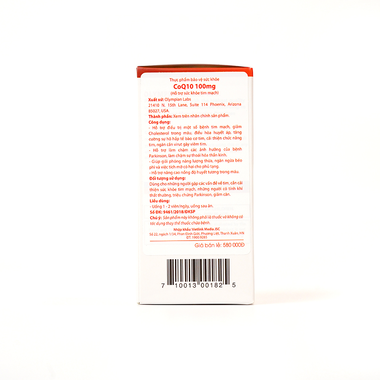 Thực phẩm bảo vệ sức khỏe viên nang CoQ10 100mg (60 viên)