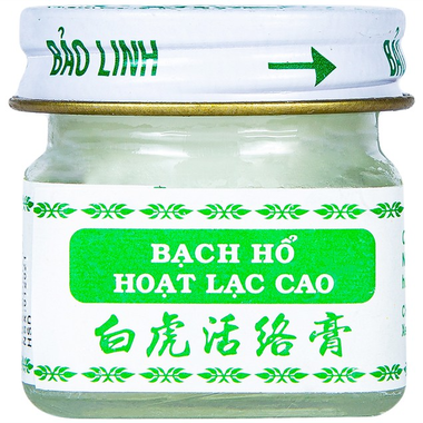 Cao xoa bóp Bạch Hổ Hoạt Lạc Cao hỗ trợ giảm đau kháng viêm (12 lọ x 20g)