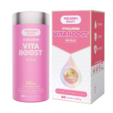 Thực Phẩm Bảo Vệ Sức Khỏe WELSON BEAUTY HYALURON VITA BOOST (60 viên)