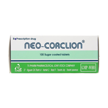 Thuốc Neo-Corclion TV.Pharm điều trị ho, long đờm, ho mãn tính (10 vỉ x 10 viên)