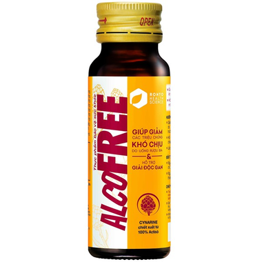 Dung dịch Alcofree giảm các triệu chứng khó chịu do uống rượu bia (10 chai x 50ml)
Dung dịch Alcofree giảm các triệu chứng khó chịu do uống rượu bia (10 chai x 50ml)