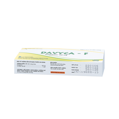 Thuốc Davyca - F 150mg Davipharm điều trị rối loạn lo âu lan tỏa, đau do thần kinh (2 vỉ x 14 viên)