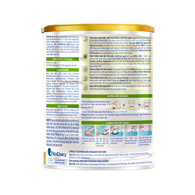 Sữa Dê Goatlac Gold 1+ Cho Trẻ Biếng Ăn, Chậm Lớn (Hộp 800gram)