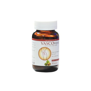 Viên uống Vascovein hỗ trợ giảm triệu chứng suy giãn tĩnh mạch hộp (30 viên)