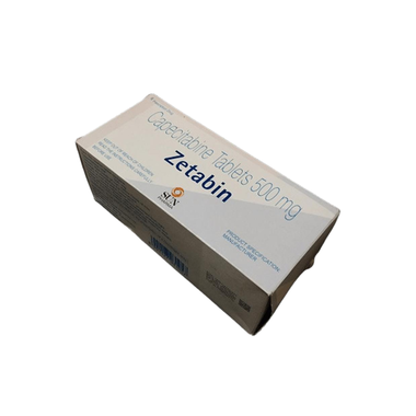 Thuốc Zetabin 500mg hỗ trợ điều trị ung thư đại trực tràng, ung thư vú (10 vỉ x 10 viên)