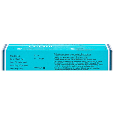 Kem bôi Calcrem điều trị nấm da 15g