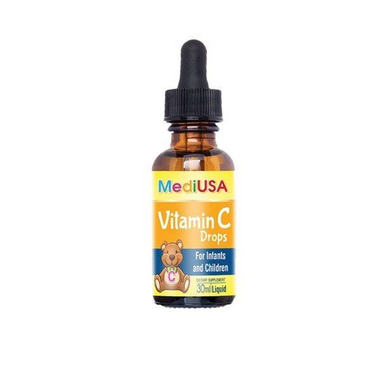 Thực phẩm bảo vệ sức khỏe MediUSA Vitamin C Drops (30ml)