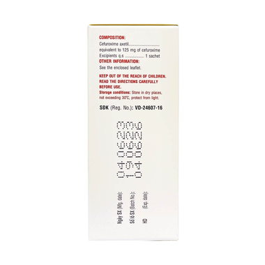 Thuốc Cốm pha hỗn dịch uống Haginat 125 trị nhiễm khuẩn do vi khuẩn nhạy cảm (24 gói x 3.5g)
