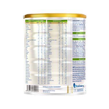 Sữa Dê Goatlac Gold 1+ Cho Trẻ Biếng Ăn, Chậm Lớn (Hộp 800gram)