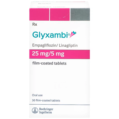 Thuốc Glyxambi 25mg/5mg Boehringer điều trị đái tháo đường tuýp 2 (3 vỉ x 10 viên)
