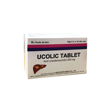 Thuốc Ucolic 200mg hỗ trợ trị bệnh lý về gan mật (5 vỉ x 10 viên)