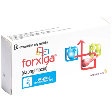 Thuốc Forxiga AstraZeneca điều trị đái tháo đường type 2 (2 vỉ x 14 viên)