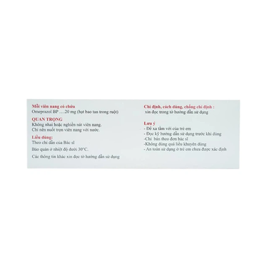 Thuốc Lomac-20mg hỗ trợ điều trị viêm loét dạ dày - tá tràng, trào ngược thực quản (hộp 10 vỉ x 10 viên)