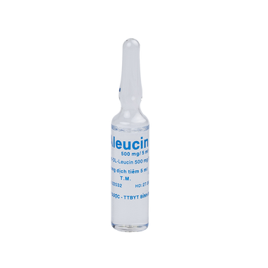 Thuốc tiêm Aleucin 500mg/5ml  hỗ trợ điều trị chóng mặt (Hộp 10 ống)