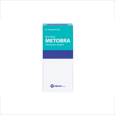 Thuốc nhỏ mắt Metobra 3mg/ml Merap điều trị nhiễm trùng nhãn khoa (5ml)