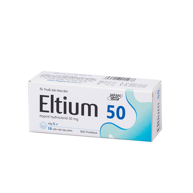 Thuốc Eltium 50 DHG điều trị những triệu chứng viêm dạ dày mạn tính (5 vỉ x 10 viên)