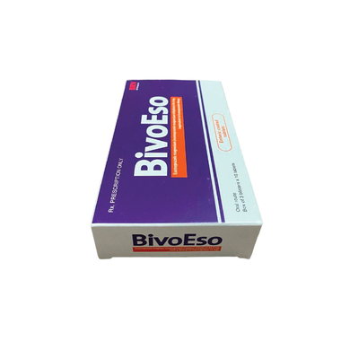 Thuốc BIVOESO 40MG điều trị viêm loét thực quản do trào ngược, tăng tiết acid (3 vỉ x 10 viên)