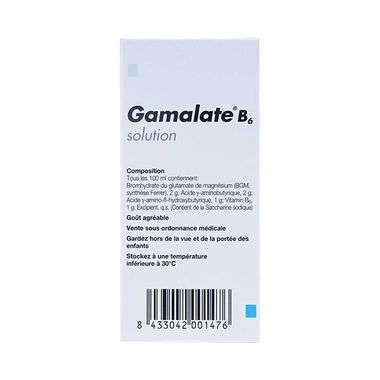 Dung dịch uống GAMALATE B6 điều trị suy nhược thần kinh (80ml)