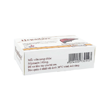 Viên nang Hepadays 140mg điều trị bệnh gan, giải độc gan, rối loạn về gan (3 vỉ x 10 viên)