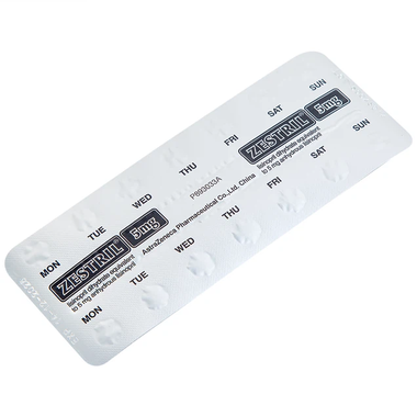 Thuốc Zestril 5mg điều trị tăng huyết áp, suy tim (2 vỉ x 14 viên)