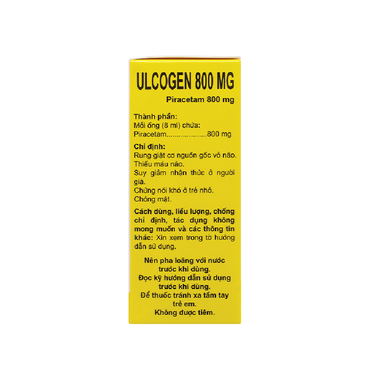 Dung dịch Ulcogen 800mg điều trị rung giật cơ (4 vỉ x 5 ống x 8ml)
