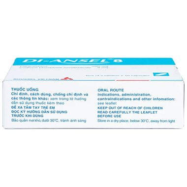 Thuốc Di-Ansel 8 Giảm Đau Cấp Tính Mức Độ Trung Bình (Hộp 2 Vỉ X 10 Viên)
