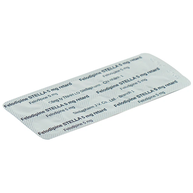 Thuốc Felodip 5mg kiểm soát tăng huyết áp (3 vỉ x 10 viên)