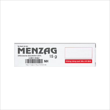Thuốc Mỡ Bôi Da Menzag 0.05% Giảm Viêm, Giảm Ngứa Trong Bệnh Da Liễu (Tuýp 15g)