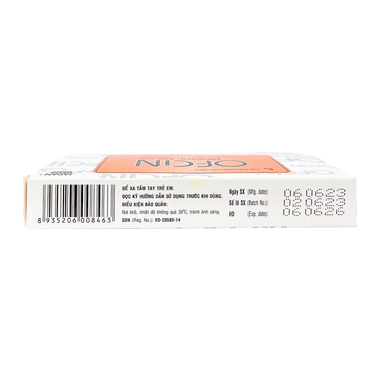 Thuốc Ofcin 200mg DHG điều trị nhiễm khuẩn do vi khuẩn nhạy cảm  (2 vỉ x 10 viên)