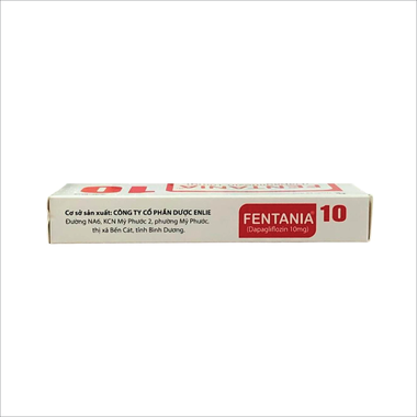 Viên nén Fentania 10 Enlie kiểm soát đường huyết (2 vỉ x 14 viên)
