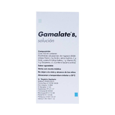 Dung dịch uống GAMALATE B6 điều trị suy nhược thần kinh (80ml)