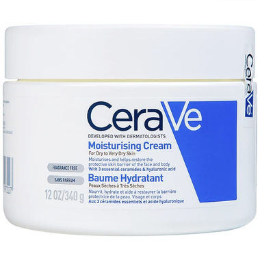 Kem dưỡng ẩm Cerave Moisturising Cream cấp ẩm hiệu quả dành cho da khô (340g)
