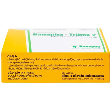 Thuốc Danapha - Trihex 2 Điều Trị Hỗ Trợ Hội Chứng Parkinson, Giảm Hội Chứng Ngoại Tháp (Hộp 5 Vỉ X 20 Viên)