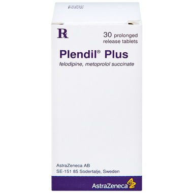 Thuốc Plendil Plus điều trị tăng huyết áp (chai 30 viên)