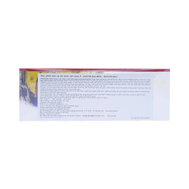 Thực phẩm bảo vệ sức khỏe Beta-Glucan Ball (30 gói)