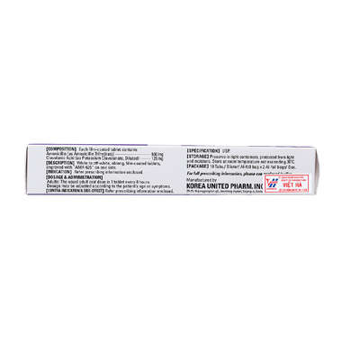 Thuốc Augmex 500mg/125mg điều trị nhiễm khuẩn (2 vỉ x 10 viên)