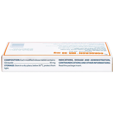 Thuốc Dorocron MR 30mg điều trị đái tháo đường tuýp 2 (2 vỉ x 30 viên)